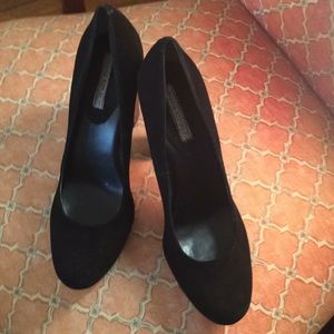 Banana Republic Suede Black Heels